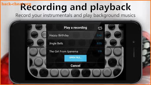 Accordion Chromatic Button screenshot