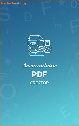 Accumulator PDF creator screenshot