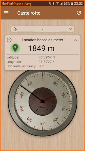 Accurate Altimeter screenshot