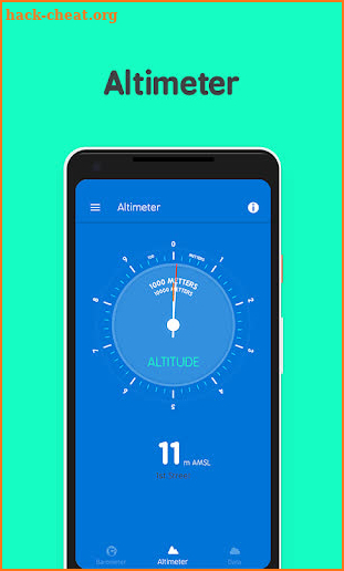 Accurate Barometer and Altimeter screenshot