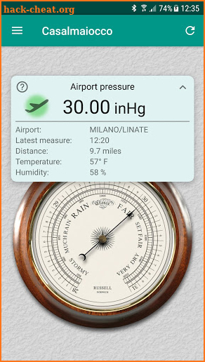 Accurate Barometer PRO screenshot
