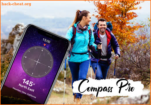 Accurate compass app: find direction & compass gps screenshot