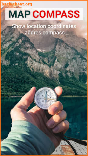 Accurate compass app: find direction & compass gps screenshot