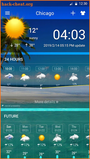 Accurate Weather Live Forecast App screenshot