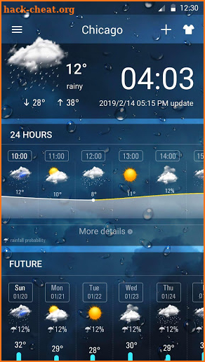 Accurate Weather Live Forecast App screenshot