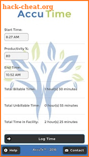 AccuTime - Productivity Calculator for Therapists screenshot