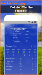 Accweather  live weather forecast app daily free screenshot