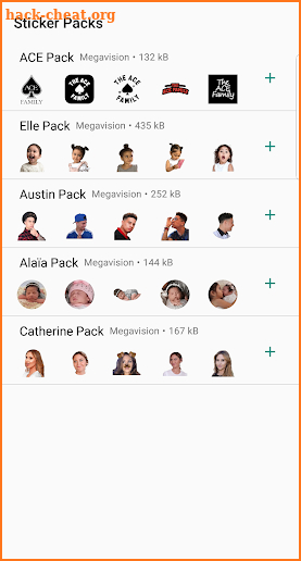 ACE Family Stickers screenshot