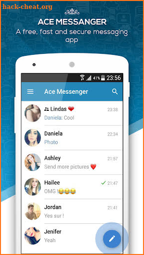 Ace Messenger - Fast Messaging App - Free Calls screenshot