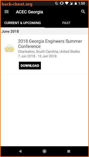 ACEC Georgia Events screenshot