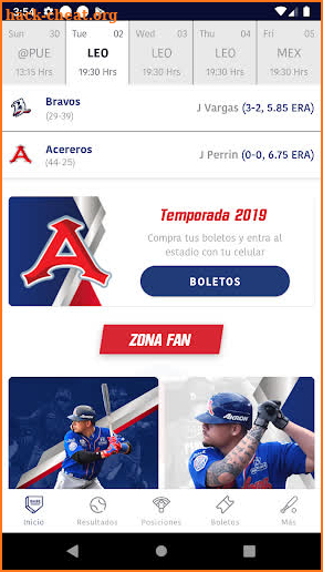 Acereros de Monclova Oficial screenshot