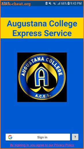 ACES (Augustana College Express Service) screenshot