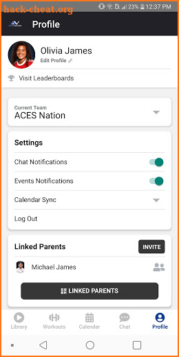 ACES Nation Connect screenshot