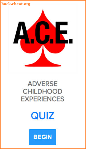ACEs Quiz screenshot