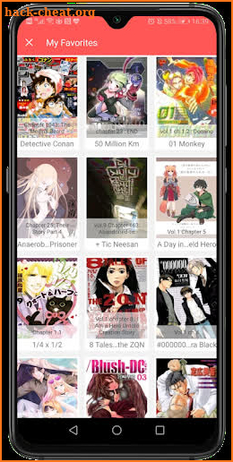 Acfan Manga Reader: 20+ free manga&anime sources screenshot