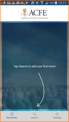 ACFE Events screenshot