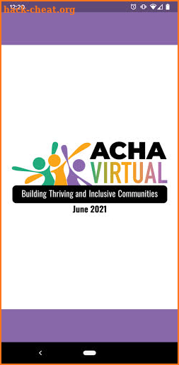 ACHA 2021 Virtual Annual Meeting screenshot