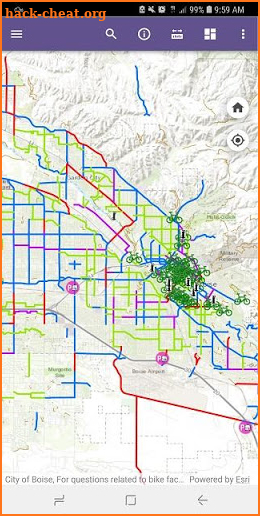 ACHD Bike Map screenshot