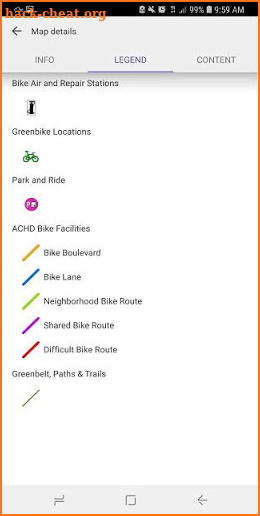 ACHD Bike Map screenshot