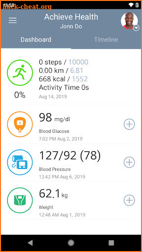 Achieve Health Connected screenshot
