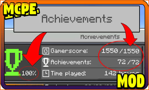 Achievement World MCPE - Minecraft Mod screenshot