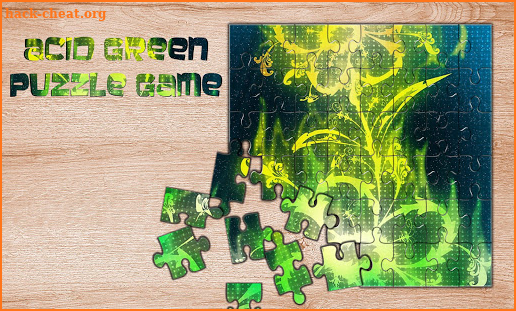 Acid Green Puzzle Game screenshot