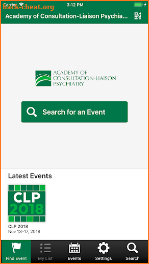 ACLP Events screenshot