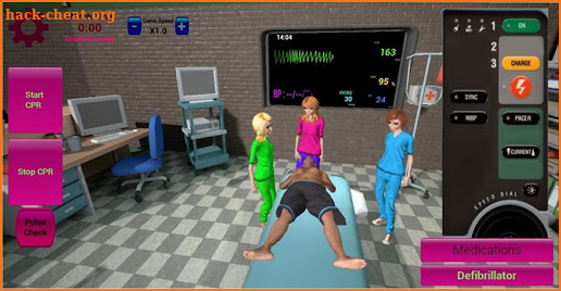ACLS MegaCode Simulator screenshot