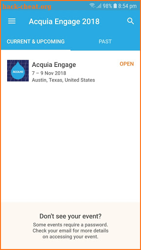 Acquia's Engage Hub screenshot