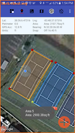 Acres GPS Area Measurement screenshot