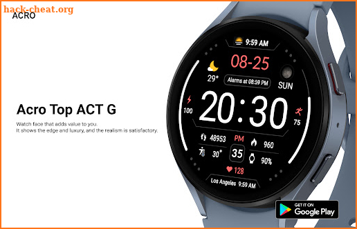 ACRO ACT G Watchface screenshot