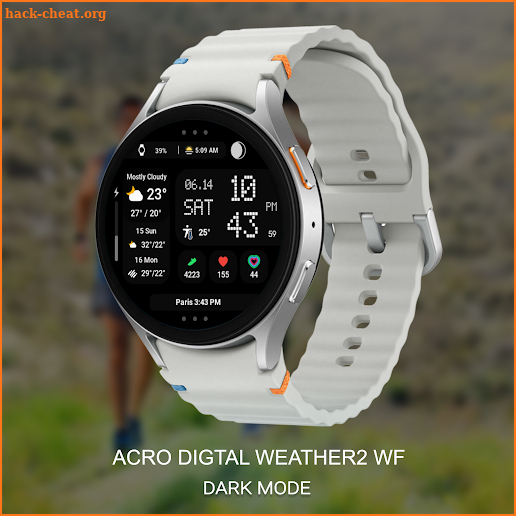 ACRO Digital Weather Watchface screenshot