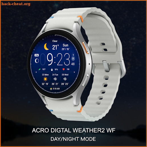 ACRO Digital Weather2 Watch screenshot