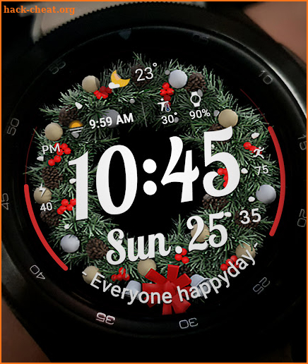 ACRO Happy Christmas Watchface screenshot