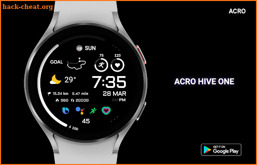 ACRO Hive one watchface screenshot