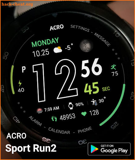 ACRO Sport Run2 Watchface screenshot
