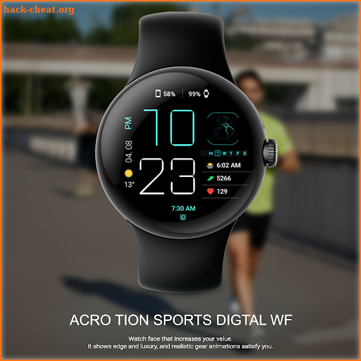 ACRO Tion Sports Digital Watch screenshot