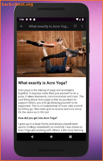 Acro Yoga screenshot