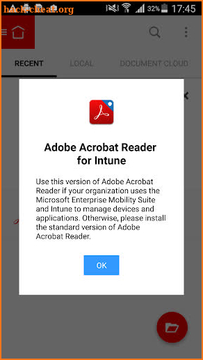 Acrobat Reader for Intune screenshot