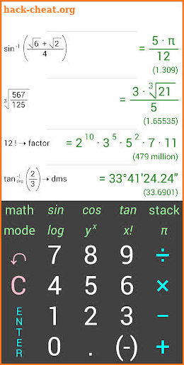 Acron RPN Calculator screenshot