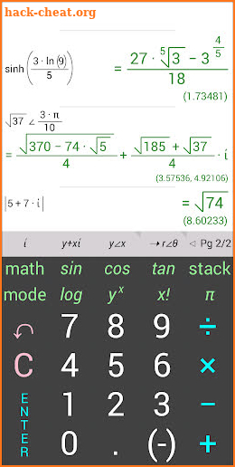 Acron RPN Calculator screenshot