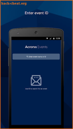 Acronis Events screenshot