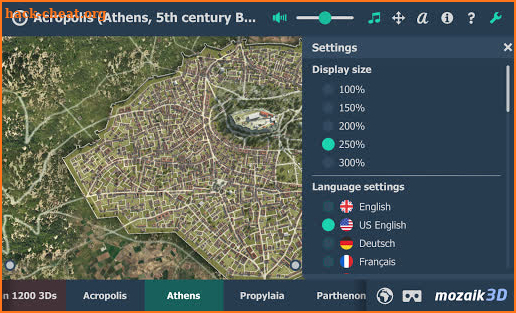 Acropolis Interactive educational 3D screenshot