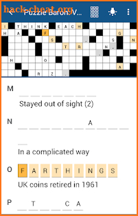 Acrostics Crossword Puzzles screenshot