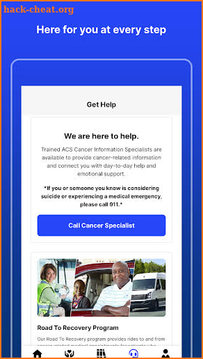 ACS CARES screenshot