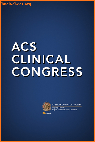 ACS Clinical Congress screenshot