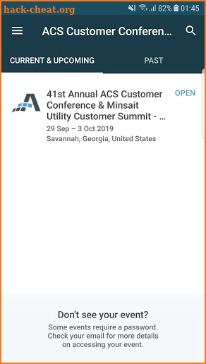 ACS Customer Conference screenshot
