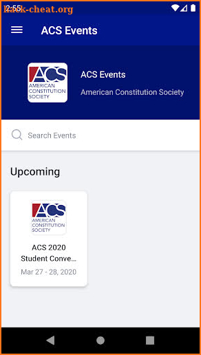 ACS Events screenshot