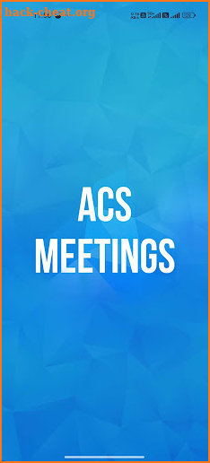 ACS Meetings screenshot