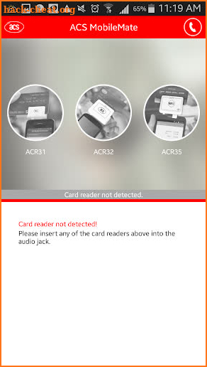 ACS MobileMate screenshot